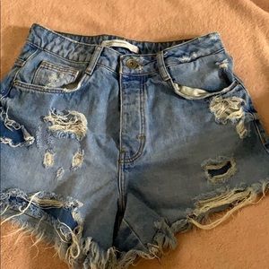 ZARA JEAN SHORTS